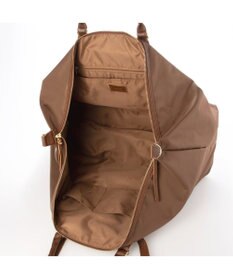 UNBILLION ペルケ perche / ナイロン×牛革かぶせジェムストーン2wayボストンバッグ