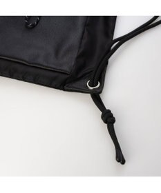 UNBILLION ペルケ perche / ナイロン×牛革ドローコード2wayナップサック