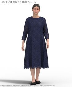 23区 L 【APPLAUDIR】スパンコールレース ドレス