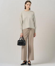 ICB 【洗える】 トリアセボディシェルピーチ ワイドパンツ