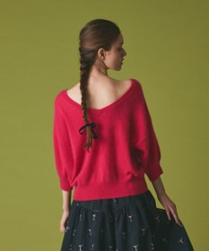 GRACE CONTINENTAL カシミヤファートップ