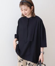 AMERICAN HOLIC 【WEB限定】接触冷感バンドカラーチュニック