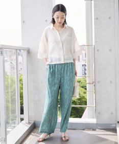 AMERICAN HOLIC ボーホー柄プリントワイドパンツ