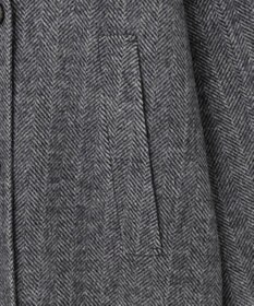 ICB WoolRever ノーカラーショートコート