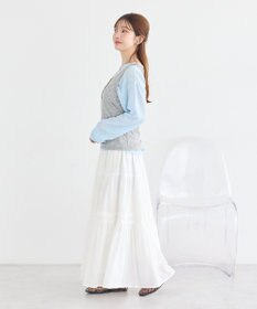 earth music&ecology シアーワッフルプルオーバー
