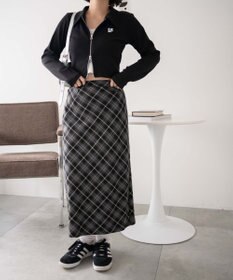 WEGO ワンポイントデザインWZIPトップス