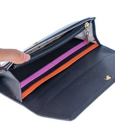 tsumori chisato CARRY スカラップコンビ 長財布 かぶせタイプ
