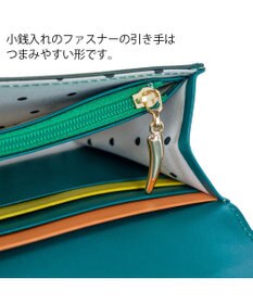 tsumori chisato CARRY スカラップコンビ 長財布 かぶせタイプ