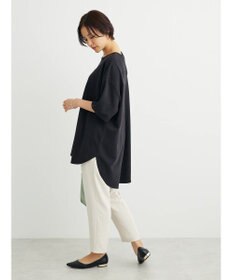 Green Parks ミニ裏毛バックカシュクール半袖チュニック