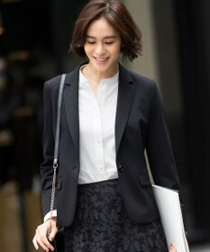 自由区 【洗える】ストレッチシャーティング ブザムシャツ