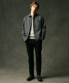 JOSEPH ABBOUD 【暖か・軽量】カシミヤブレンド クルーネック ニット