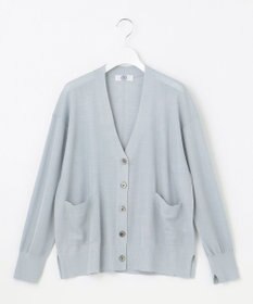 J.PRESS LADIES S 【洗える】Vis/Peスパーク ニット カーディガン