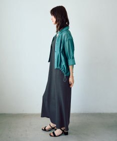 YECCA VECCA 【2点SET】シアーシャツ×Aラインキャミワンピース