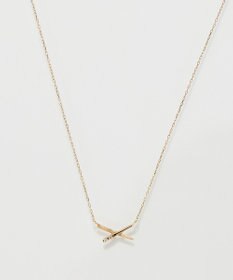 Phoebe 【K10】プレシャスクロスダイヤモンドネックレス/全長:40cm