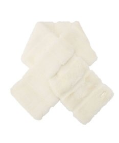 MOONBAT FURLA フェイクファーティアードマフラー