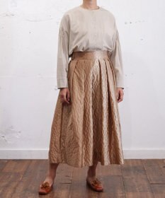muuc 【土の凹凸を表現したナイロン素材】テレイン スカート