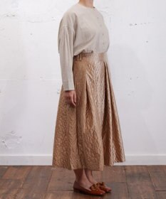 muuc 【土の凹凸を表現したナイロン素材】テレイン スカート