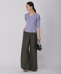 ICB 【洗える】コットンポリエステルリブ プルオーバー