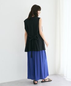 YECCA VECCA 【セットアップ可能】シルキータックワイドパンツ