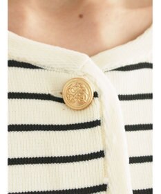 Te chichi レタードポケットジャケットカーディガン