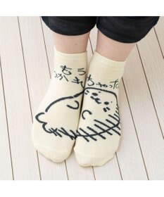 Mother garden しろたん スニーカー丈 靴下 3足セット 《手つなぎ・ビット柄・もうつかれちゃった》 25～27cm