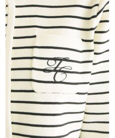 Te chichi レタードポケットジャケットカーディガン