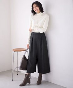 ANY 【洗濯機可】アクリルレーヨンリブタートル