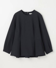 ANY L 【洗濯機可/ストレッチ/セットアップ可】イージーケアペプラムブラウス