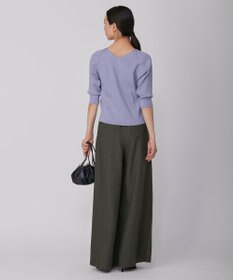 ICB 【洗える】コットンポリエステルリブ プルオーバー