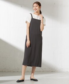 J.PRESS LADIES L 【WEB限定カラーあり・洗える】Lightジョーゼット キャミ ワンピース