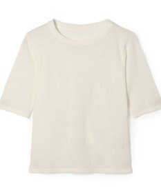 Chacott シアーワッフルハーフスリーブTシャツ