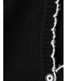 earth music&ecology スカラップニットカーディガン