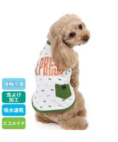 PET PARADISE J.PRESS エコメイド タンクトップ 《羊柄 グリーン》 小型犬