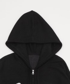 WEGO 【ユニセックス着用ITEM/MLサイズ展開】メッシュロゴジップパーカー