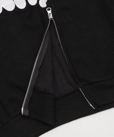 WEGO 【ユニセックス着用ITEM/MLサイズ展開】メッシュロゴジップパーカー