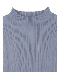 earth music&ecology 配色フリルニットプルオーバー