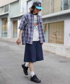 WEGO 【ユニセックス着用ITEM/SMサイズ展開/ウエストゴム】スウェットバギーショーツ