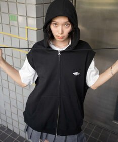 WEGO 【ユニセックス着用ITEM/MLサイズ展開】ノースリジップパーカー