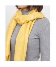 UNBILLION カシュネ cache nez / ドット柄ジャカードストール