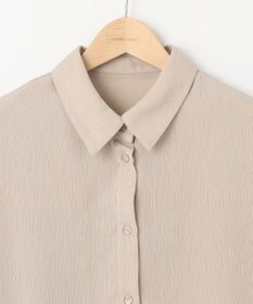 SHARE PARK LADIES 【2WAY】オーバーサイズ楊柳シャツ