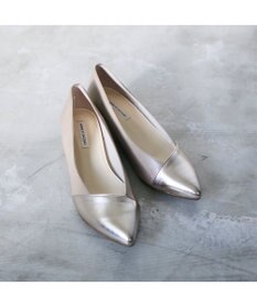MODE ET JACOMO <MODE ET JACOMO>ポインテッドウェッジソールパンプス