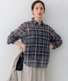 組曲 【先行予約】エアリーボイルシアー シャツ