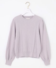 ANY SIS 【CICA加工】ケーブルポイント ニット