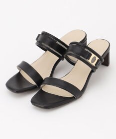 ANY SIS 【23.0~24.0cm】シアーメタルバックルヒール サンダル