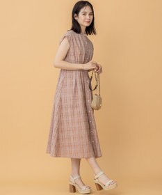 組曲 S ラメシアーチェック ワンピース