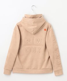 PW CIRCULUS 【WOMEN】スエード調 デタッチャブルフーディ