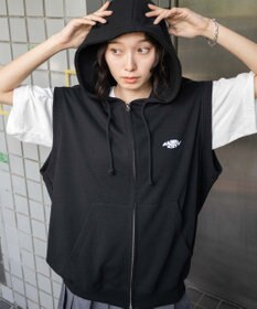 WEGO 【ユニセックス着用ITEM/MLサイズ展開】ノースリジップパーカー