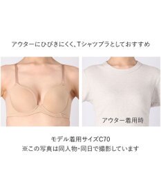 WACOAL ブラジャー サイズや体型特徴に合わせた設計 背中に段差がつきにくい アウターにひびきにくい レディース BXC410 /ワコール