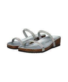 INTER-CHAUSSURES 【ITALIAN SHOEMAKERS】ラインストーンダブルストラップサンダル