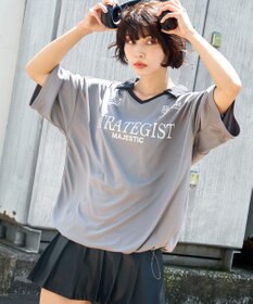 WEGO 【ユニセックス着用ITEM/MLサイズ展開】ドロストゲームシャツプルオーバー